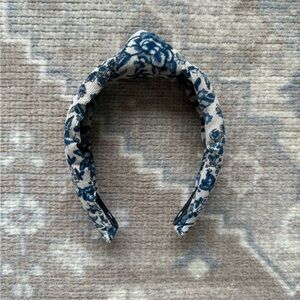 Lele Sadoughi Blue Floral Headband